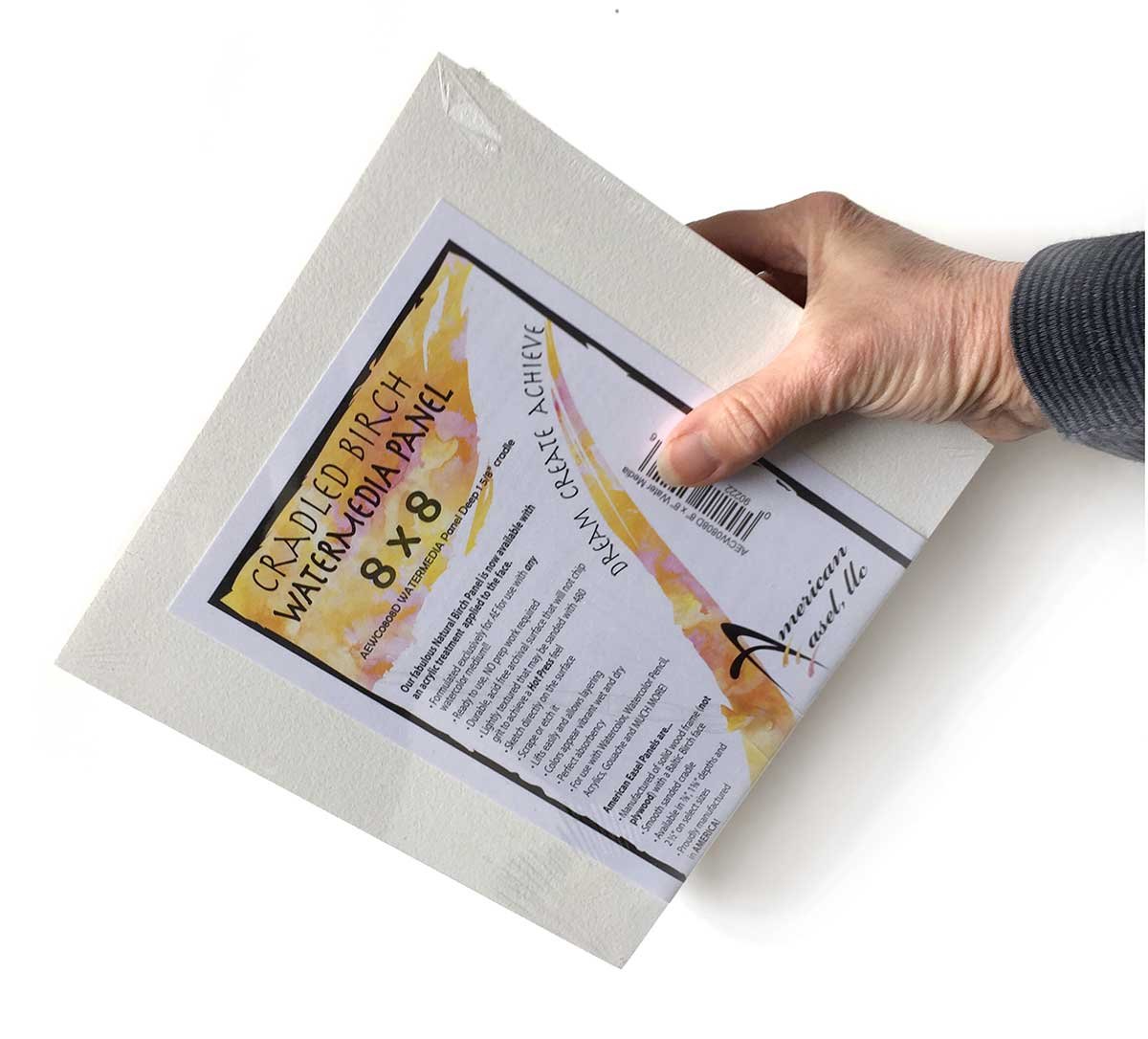 PAINTING ON CRADLED PANELS / FINISH WORK WITH ACRYLIC Rene Eisenbart